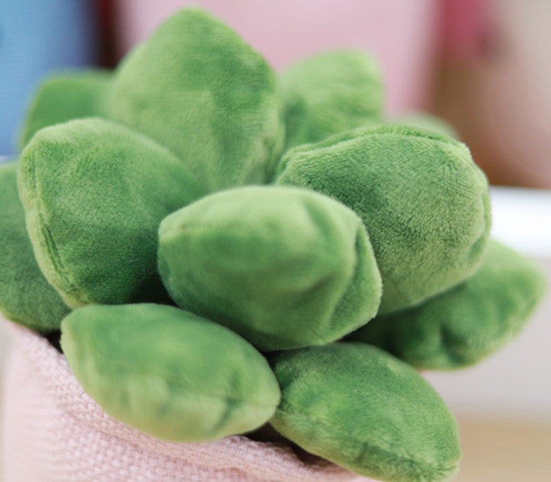 Lifelike Tulip Succulent Plants Plush Stuffed Toys Soft Home Decor Doll Creative Potted Flowers Pillow for Kids Birthday Gift