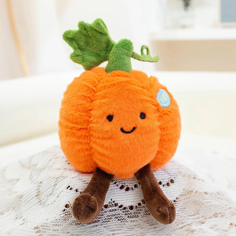 1Pc 20cm Kawaii Vegetables Plush Toy Lovely Mushrooms Carrot Corn Pumpkin Broccoli Stuffed Soft Plant Doll Birthday Decoration