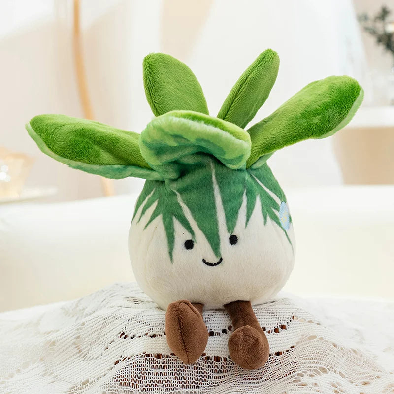 1Pc 20cm Kawaii Vegetables Plush Toy Lovely Mushrooms Carrot Corn Pumpkin Broccoli Stuffed Soft Plant Doll Birthday Decoration