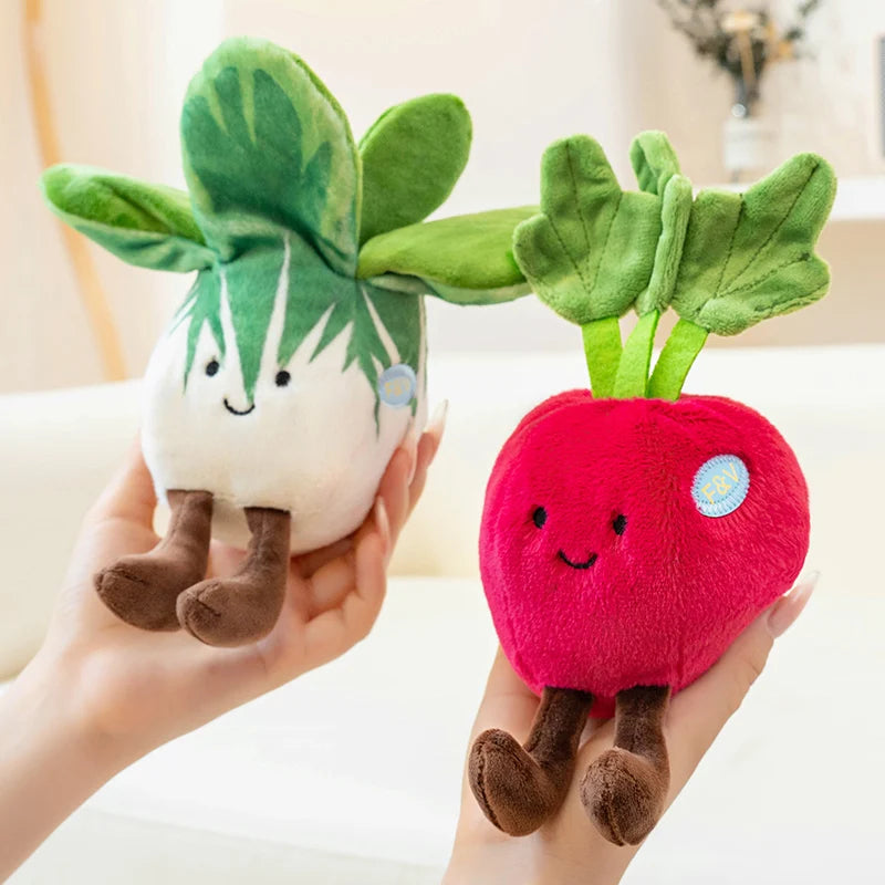 1Pc 20cm Kawaii Vegetables Plush Toy Lovely Mushrooms Carrot Corn Pumpkin Broccoli Stuffed Soft Plant Doll Birthday Decoration