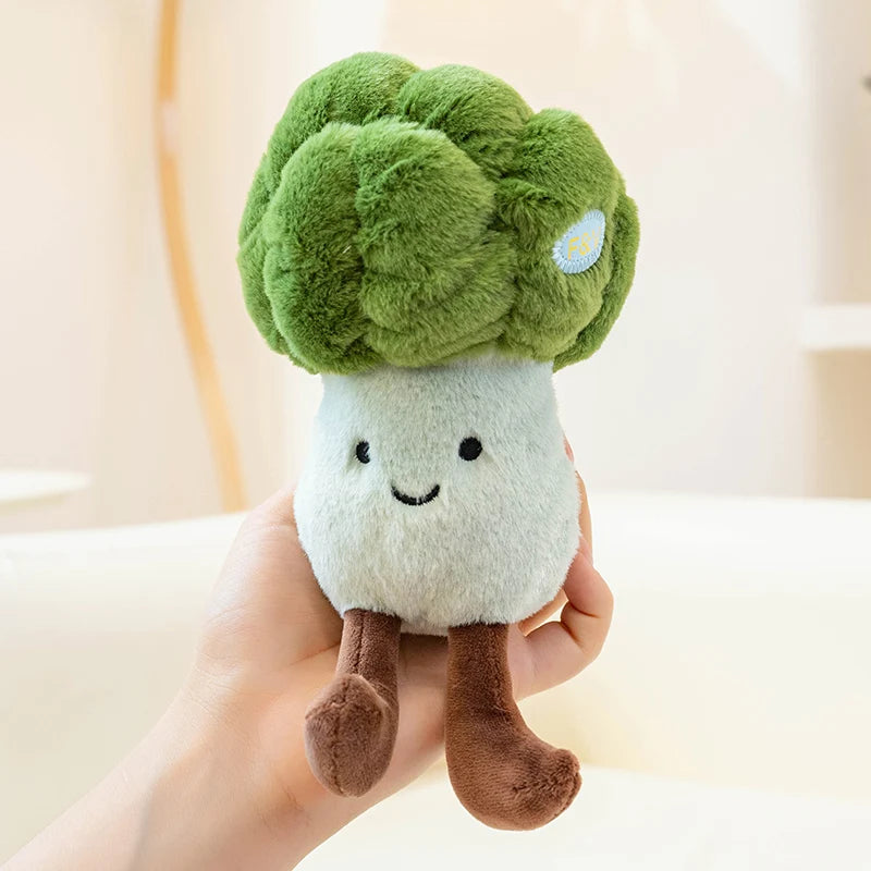 1Pc 20cm Kawaii Vegetables Plush Toy Lovely Mushrooms Carrot Corn Pumpkin Broccoli Stuffed Soft Plant Doll Birthday Decoration