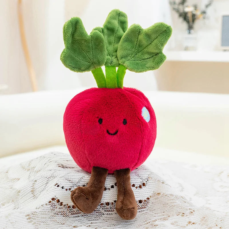 1Pc 20cm Kawaii Vegetables Plush Toy Lovely Mushrooms Carrot Corn Pumpkin Broccoli Stuffed Soft Plant Doll Birthday Decoration