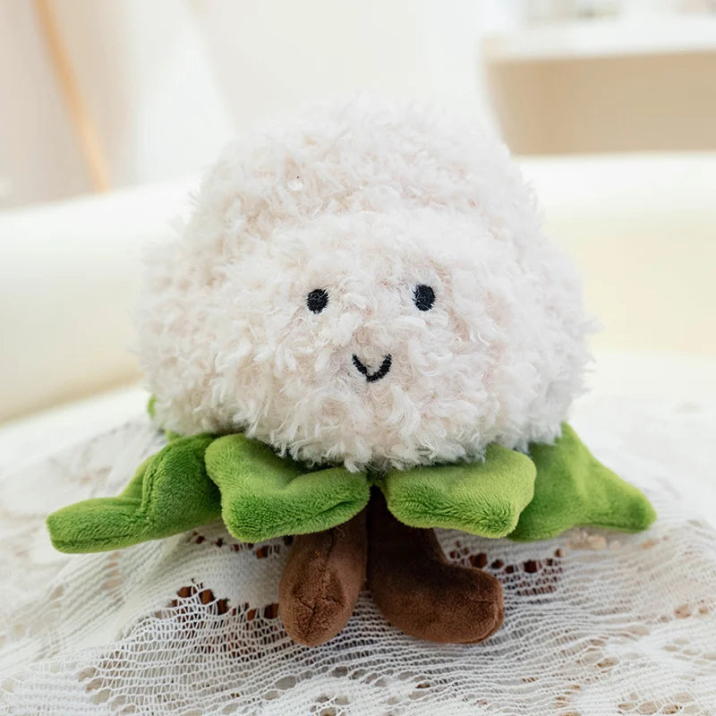 1Pc 20cm Kawaii Vegetables Plush Toy Lovely Mushrooms Carrot Corn Pumpkin Broccoli Stuffed Soft Plant Doll Birthday Decoration