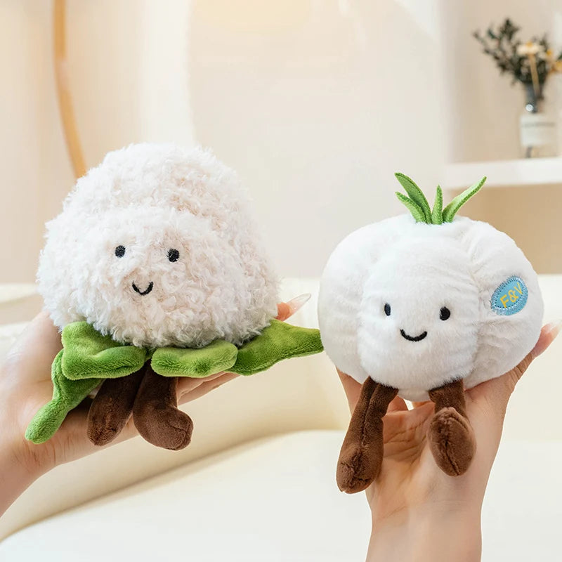 1Pc 20cm Kawaii Vegetables Plush Toy Lovely Mushrooms Carrot Corn Pumpkin Broccoli Stuffed Soft Plant Doll Birthday Decoration
