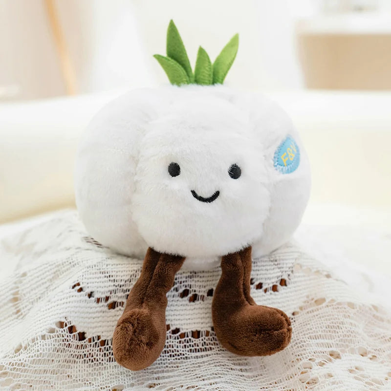 1Pc 20cm Kawaii Vegetables Plush Toy Lovely Mushrooms Carrot Corn Pumpkin Broccoli Stuffed Soft Plant Doll Birthday Decoration